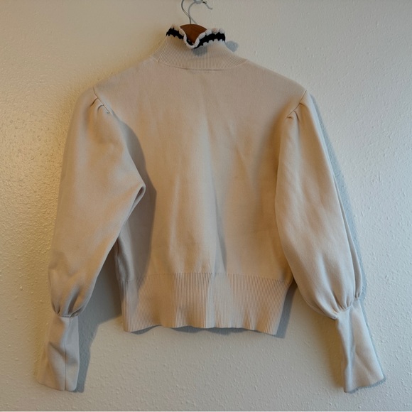 EUC Sandro Ridane Crochet collar Sweatshirt - Picture 6 of 11